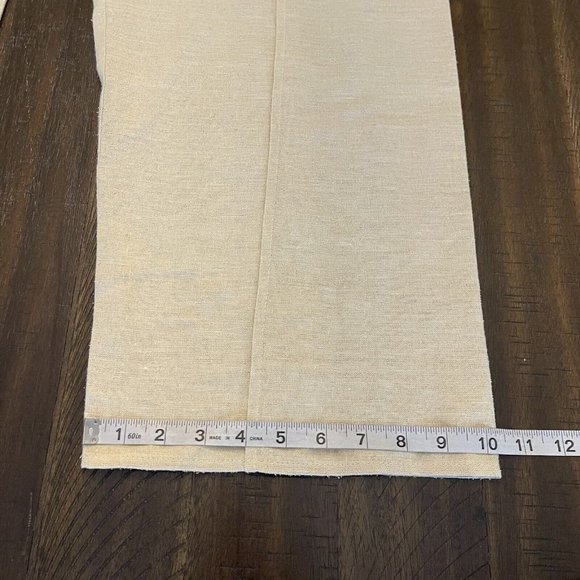 Gypsy By Karen Fowler Beige 100% Linen Drawstring Waist Ankle Pants OS Lagenlook - Picture 4 of 11